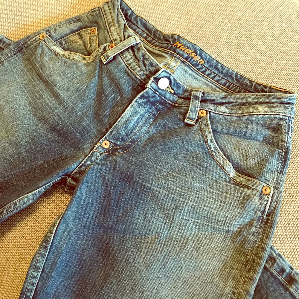 HUDSON Capri Blue Denim Jeans 28